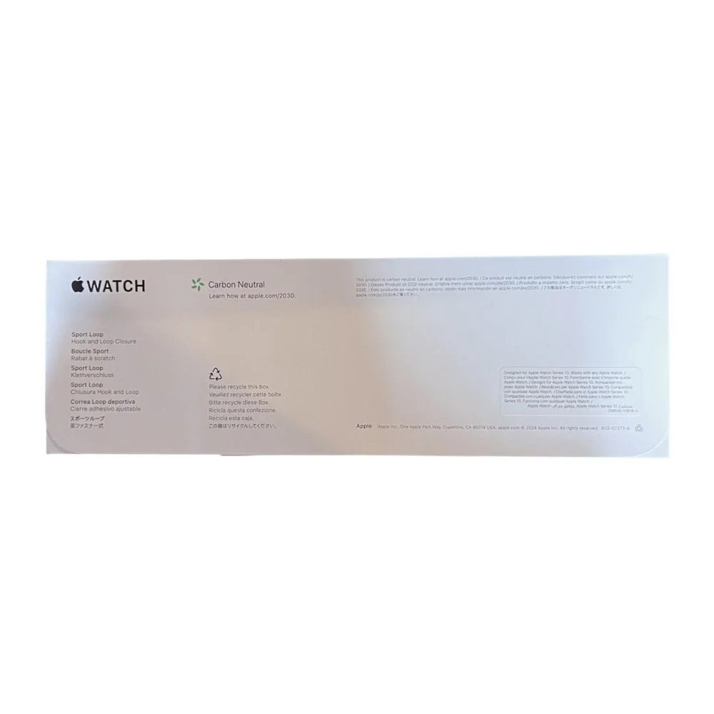 Apple Watch Sport Band 46mm Plum Sport Loop Purple M M New Sealed OEM Genuine